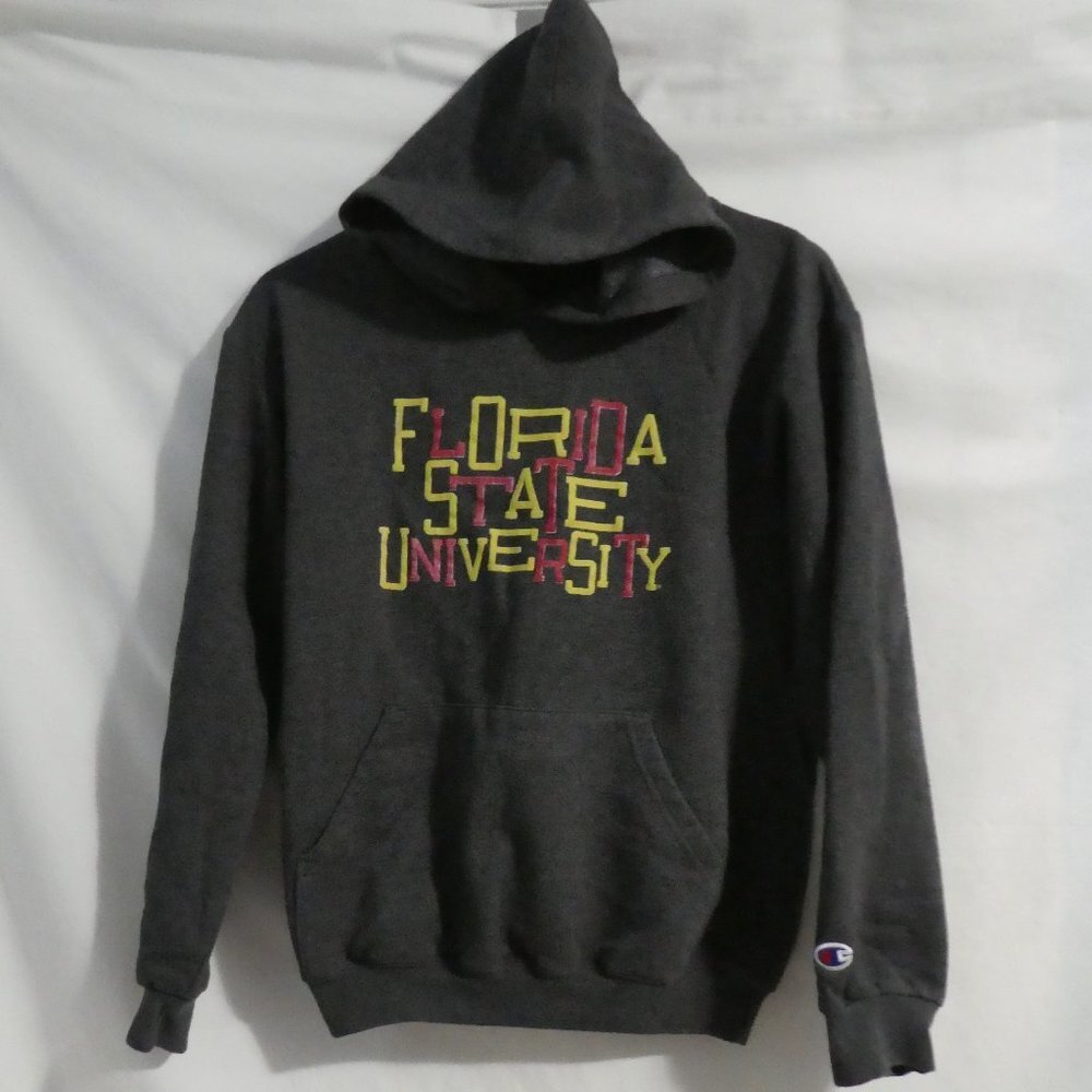 CHAMPION ECO FLEECE Future Friendly Youth X-Large (14-16) charcoal hoodie, GUC